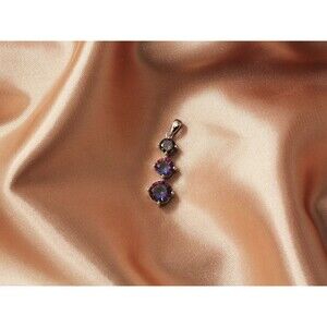 Mystic Topaz Necklace, 925 Sterling Silver, Gemstones Necklace, Topa Pendant